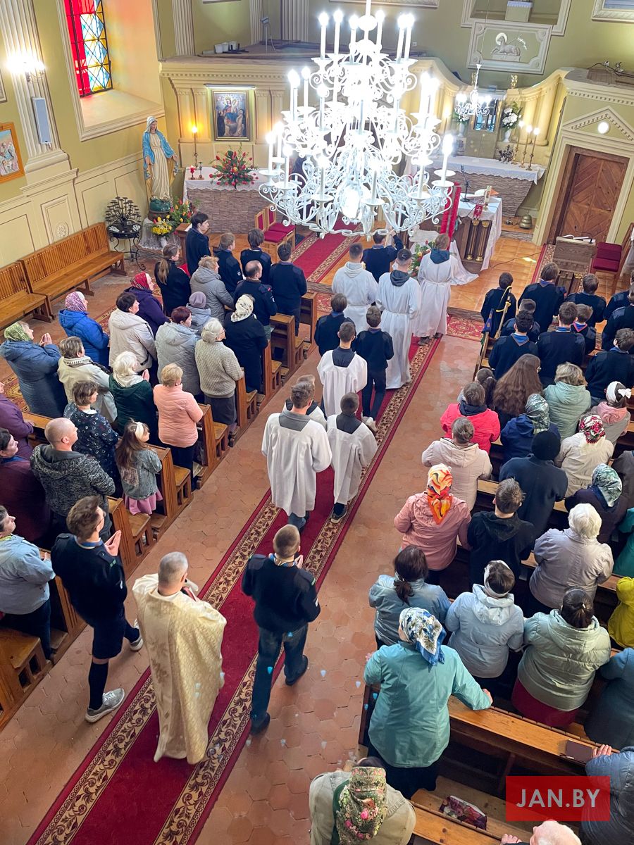 На парафіяльнай Імшы