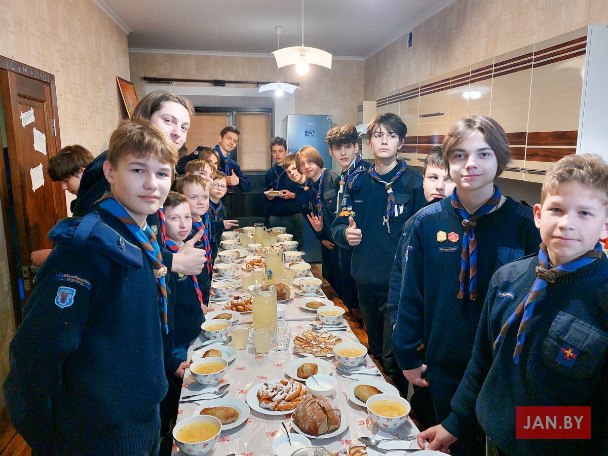 Падчас смачнага абеду